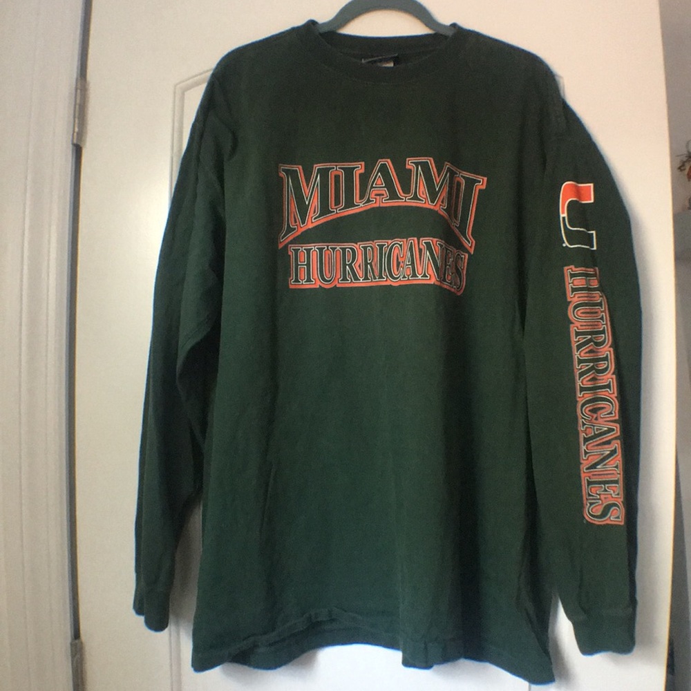 vintage Miami hurricanes long sleeve